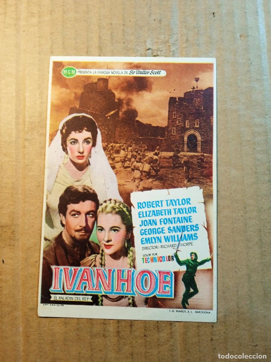 Cine: FOLLETO DE MANO SIN PUBLICIDAD IVANHOE