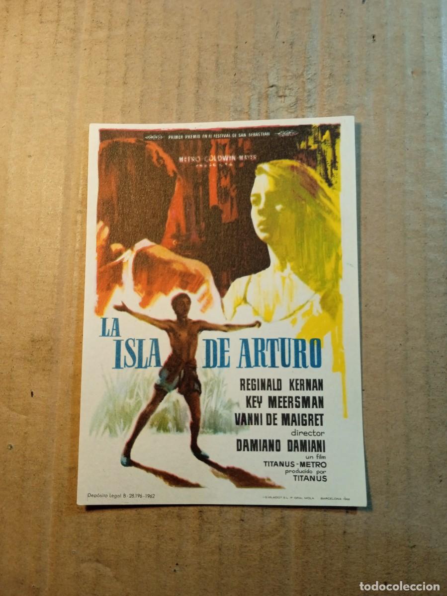 Cine: FOLLETO DE MANO SIN PUBLICIDAD LA ISLA DE ARTURO