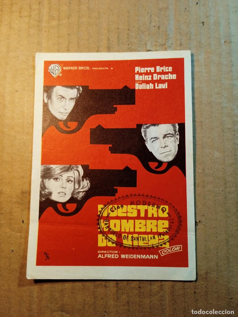 Cine: FOLLETO DE MANO SIN PUBLICIDAD NUESTRO HOMBRE DE VIENA