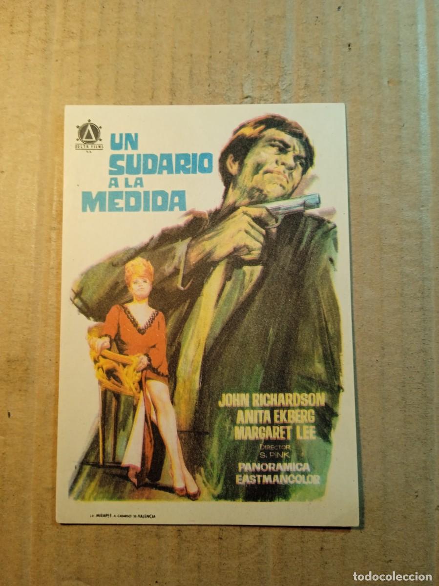 Cine: FOLLETO DE MANO SIN PUBLICIDAD UN SUDARIO A LA MEDIDA