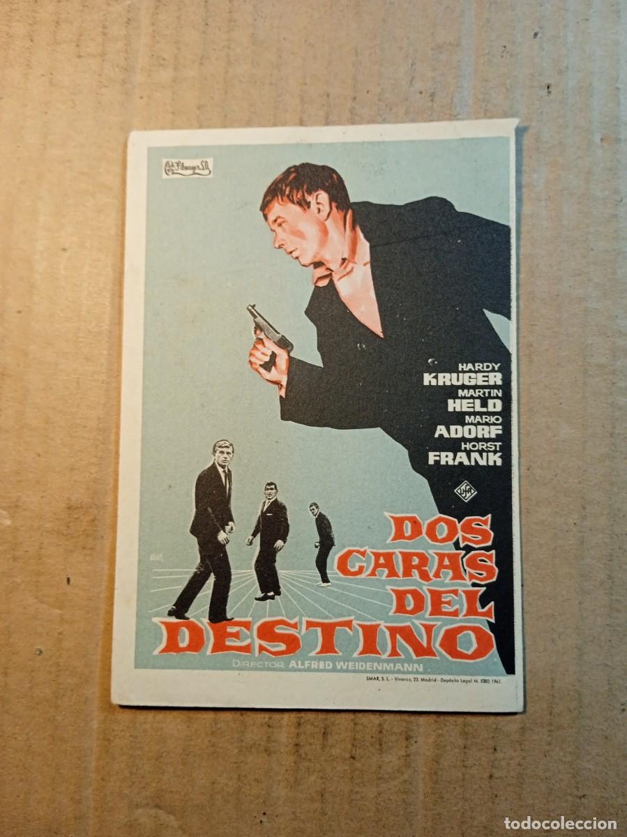 Cine: FOLLETO DE MANO SIN PUBLICIDAD DOS CARAS DEL DESTINO