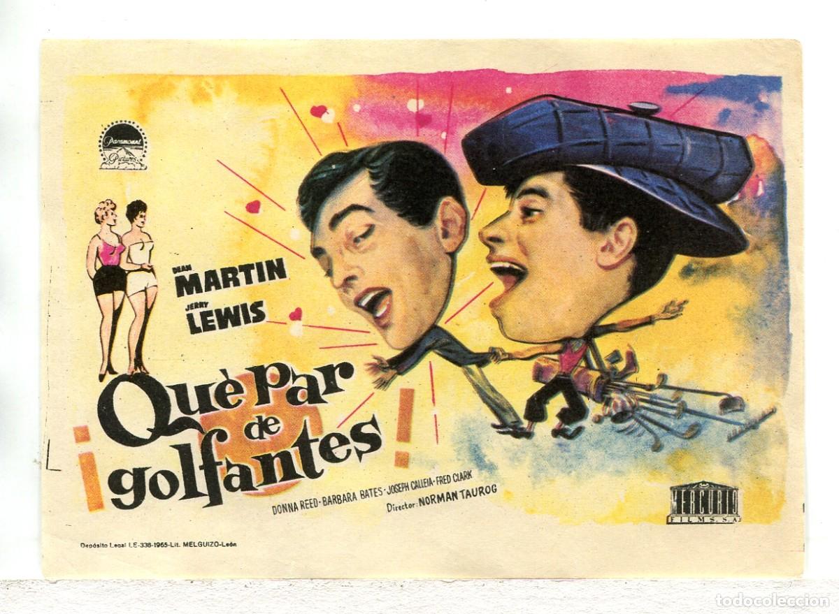 Cine: QUE PAR DE GOLFANTES JERRY LEWIS.