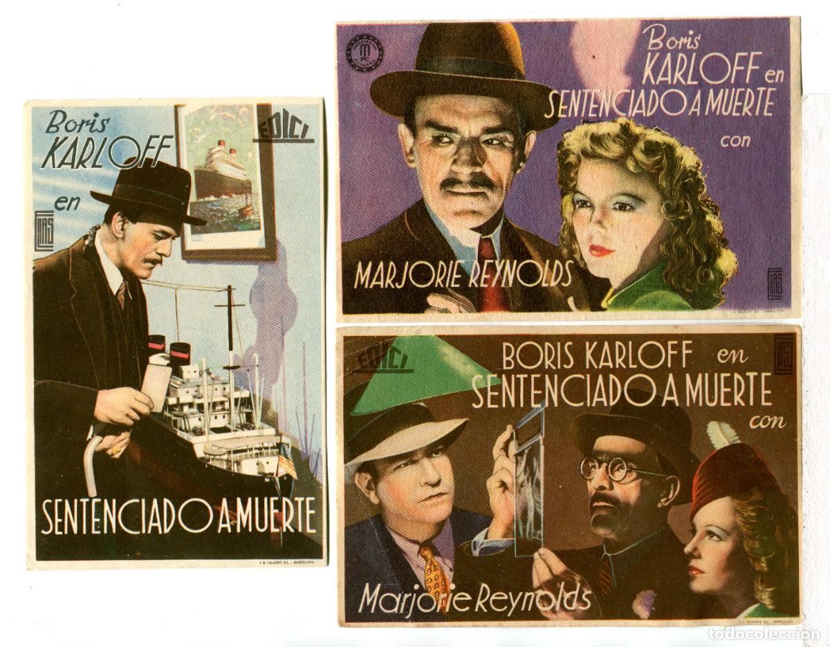 Cine: SENTENCIADO A MUERTE, con BORIS KARLOFF.