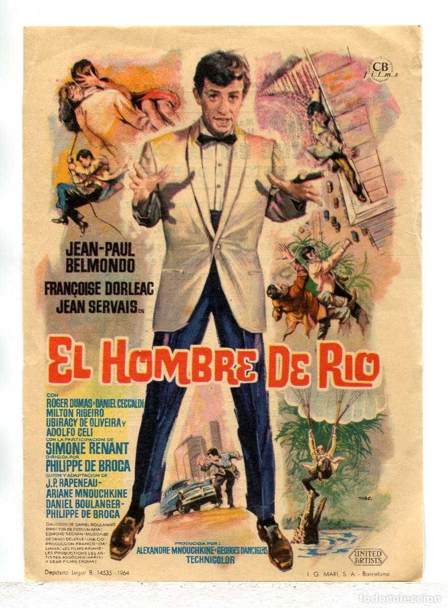 Cine: EL HOMBRE DE RIO, con JEAN PAUL BELMONDO.