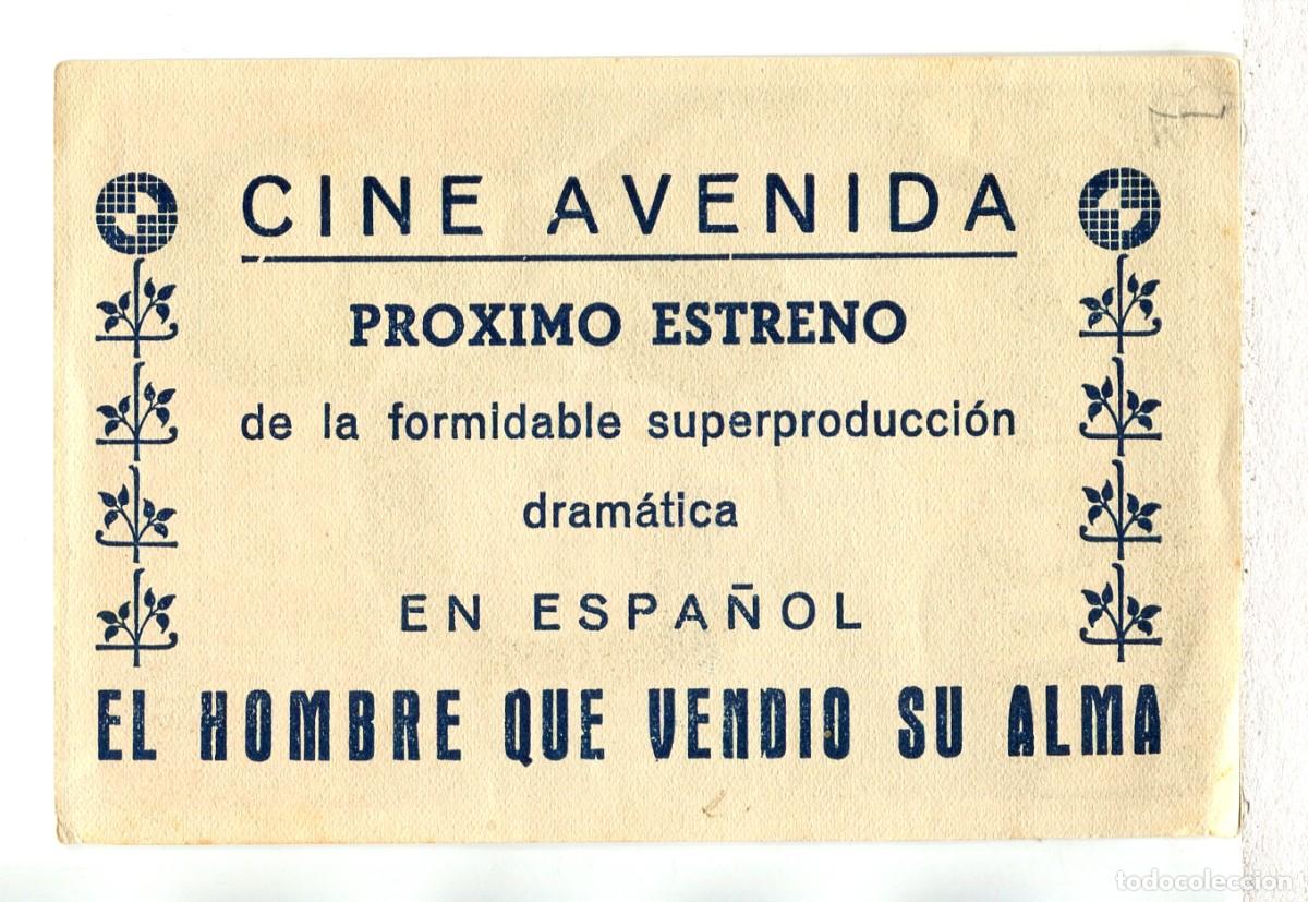 Cine: EL HOMBRE QUE VENDI&Oacute; SU ALMA, con Simone Simon. - Foto 2