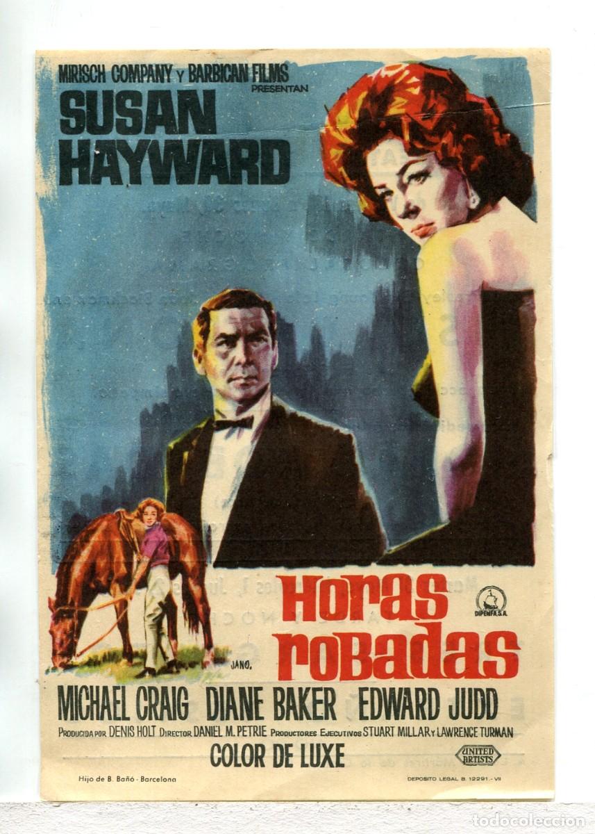 Cine: HORAS ROBADAS, con Susan Hayward.