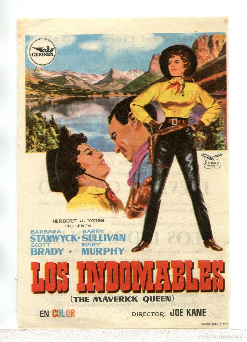 Cine: LOS INDOMABLES, con B&aacute;rbara Stanwyck.