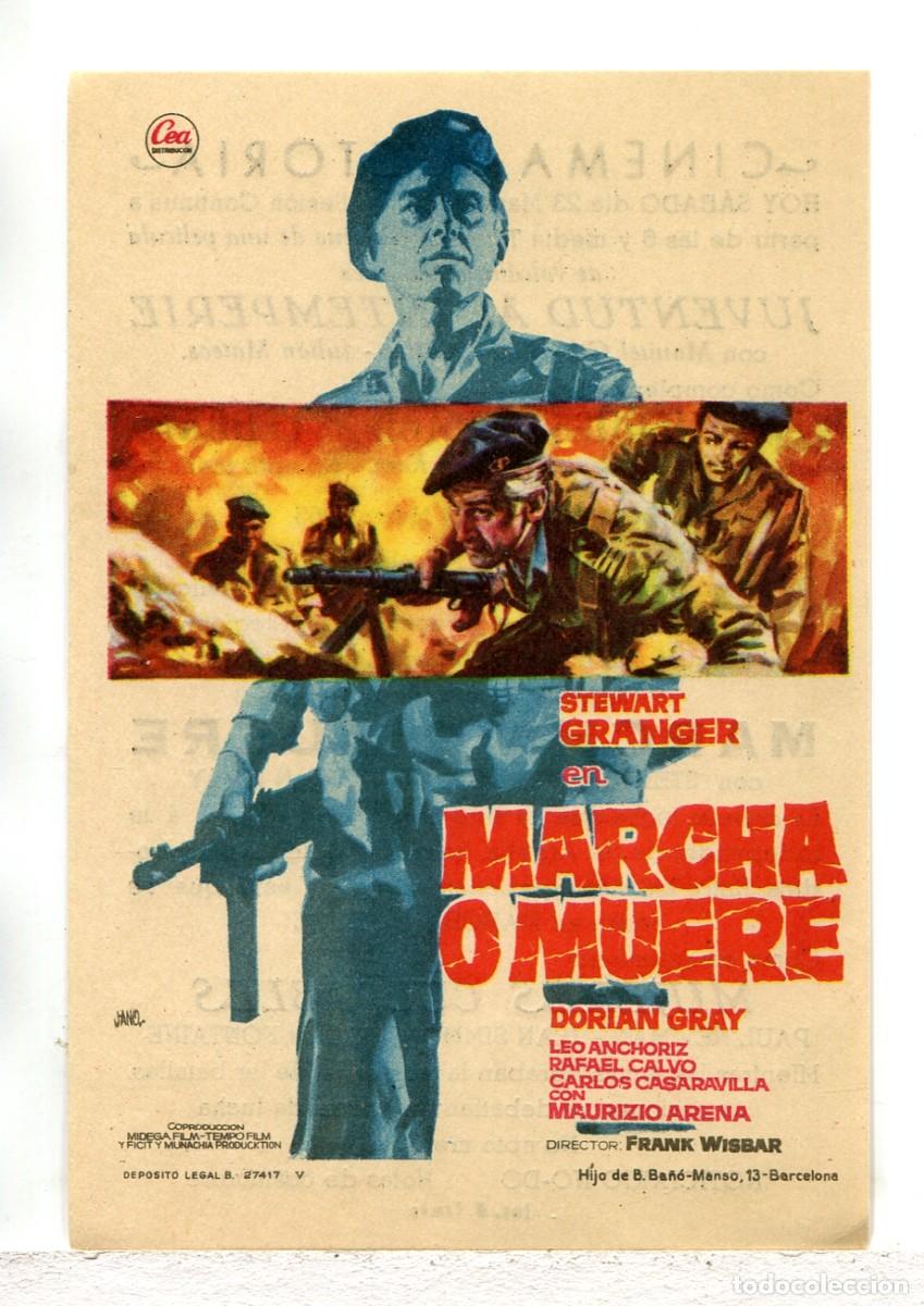Cine: MARCHA O MUERE, con Stewart Granger.