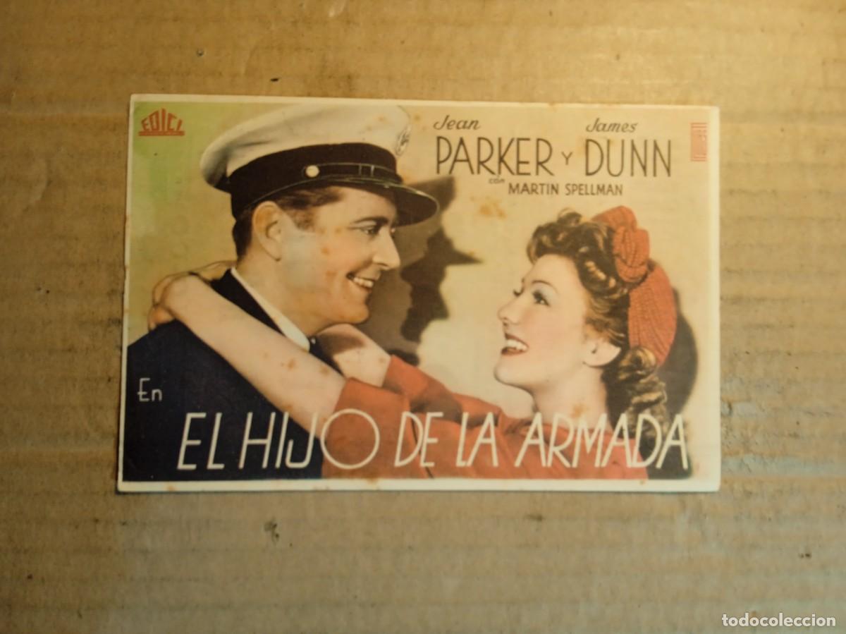 Cine: FOLLETO DE MANO CON PUBLICIDAD EL HIJO DE LA ARMADA