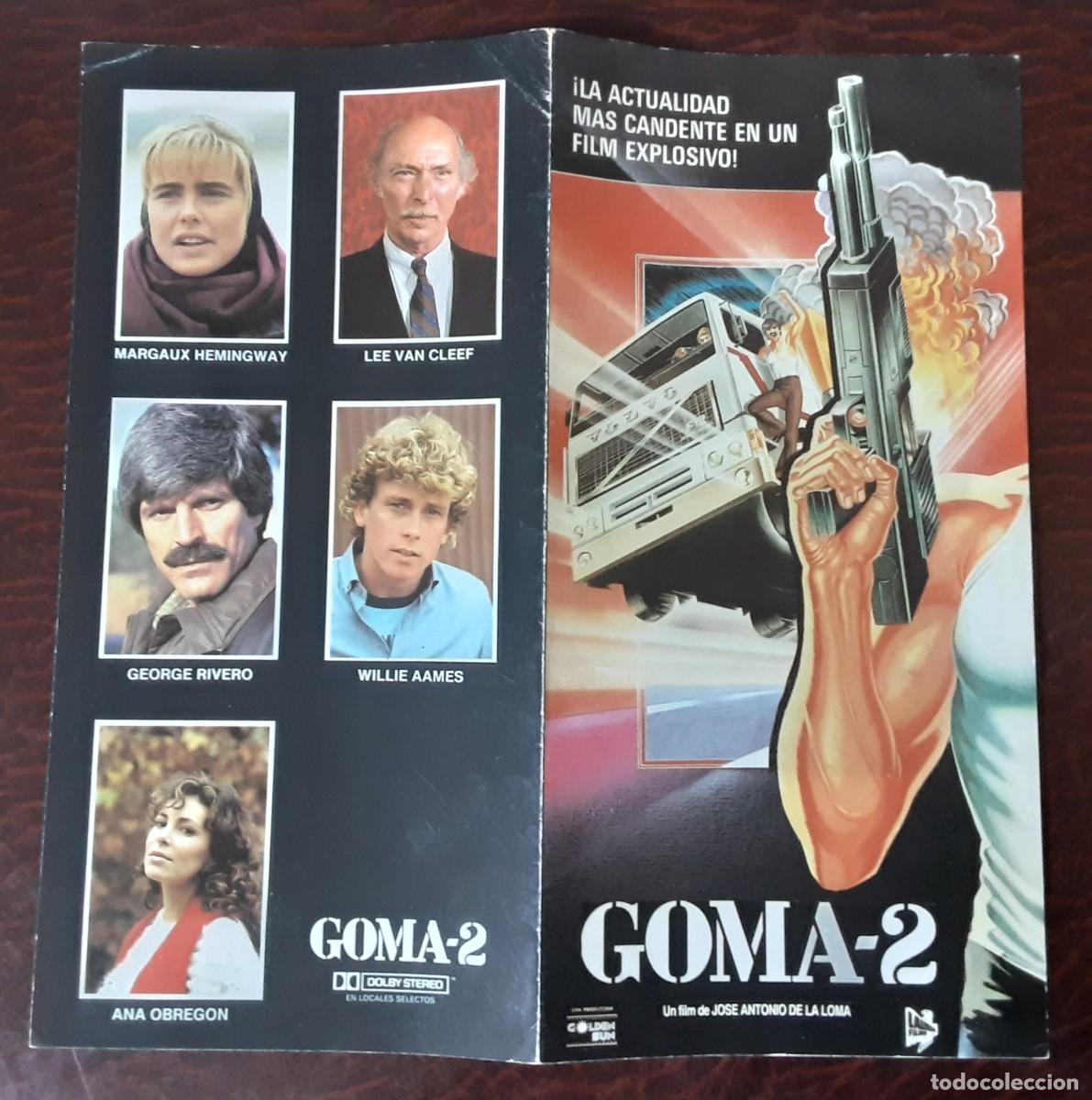 Cine: GOMA-2, MARGAUX HEMINGWAY, LEE VAN CLEEF,ANA OBREGON.