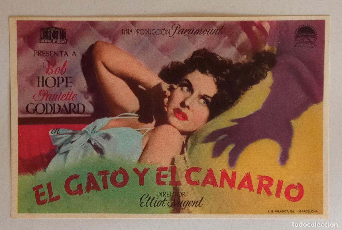 Cine: PROGRAMA DE CINE. BOB HOPE. EL GATO Y EL CANARIO