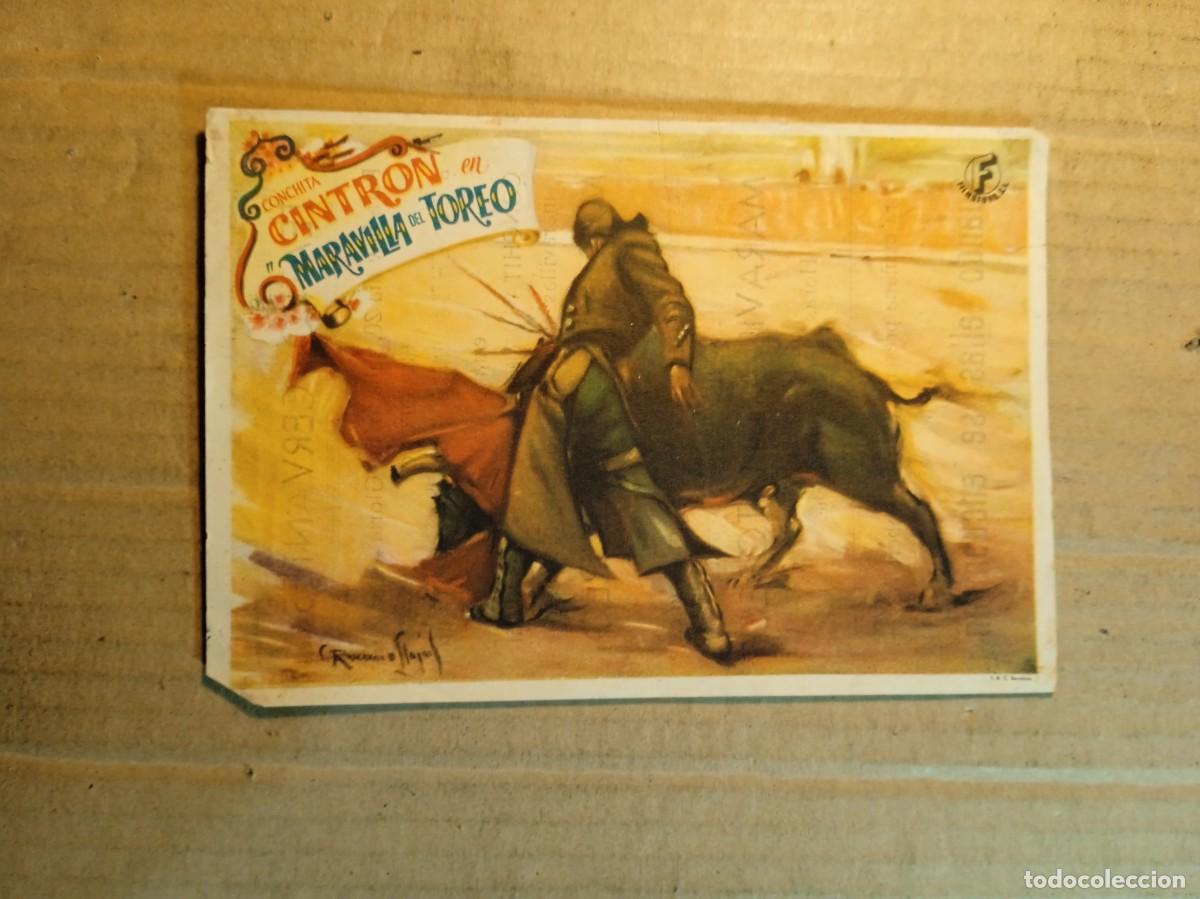 Cine: FOLLETO DE MANO CON PUBLICIDA MARAVILLA DEL TOREO