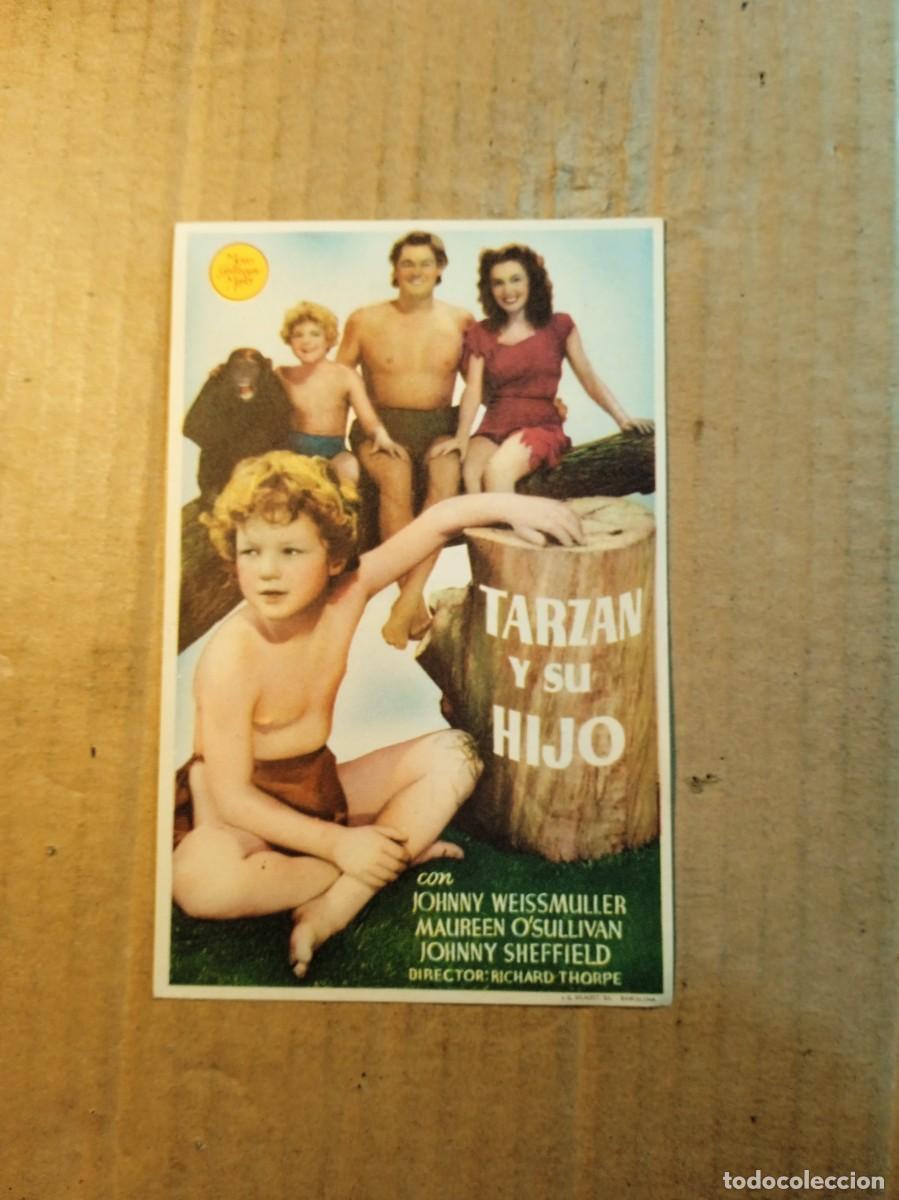 Cine: FOLLETO DE MANO CON PUBLICIDAD TARZAN Y SU HIJO