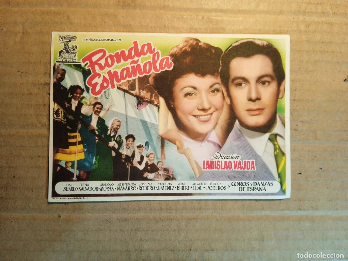 Cine: FOLLETO DE MANO CON PUBLICIDAD RONDA ESPA&Ntilde;OLA