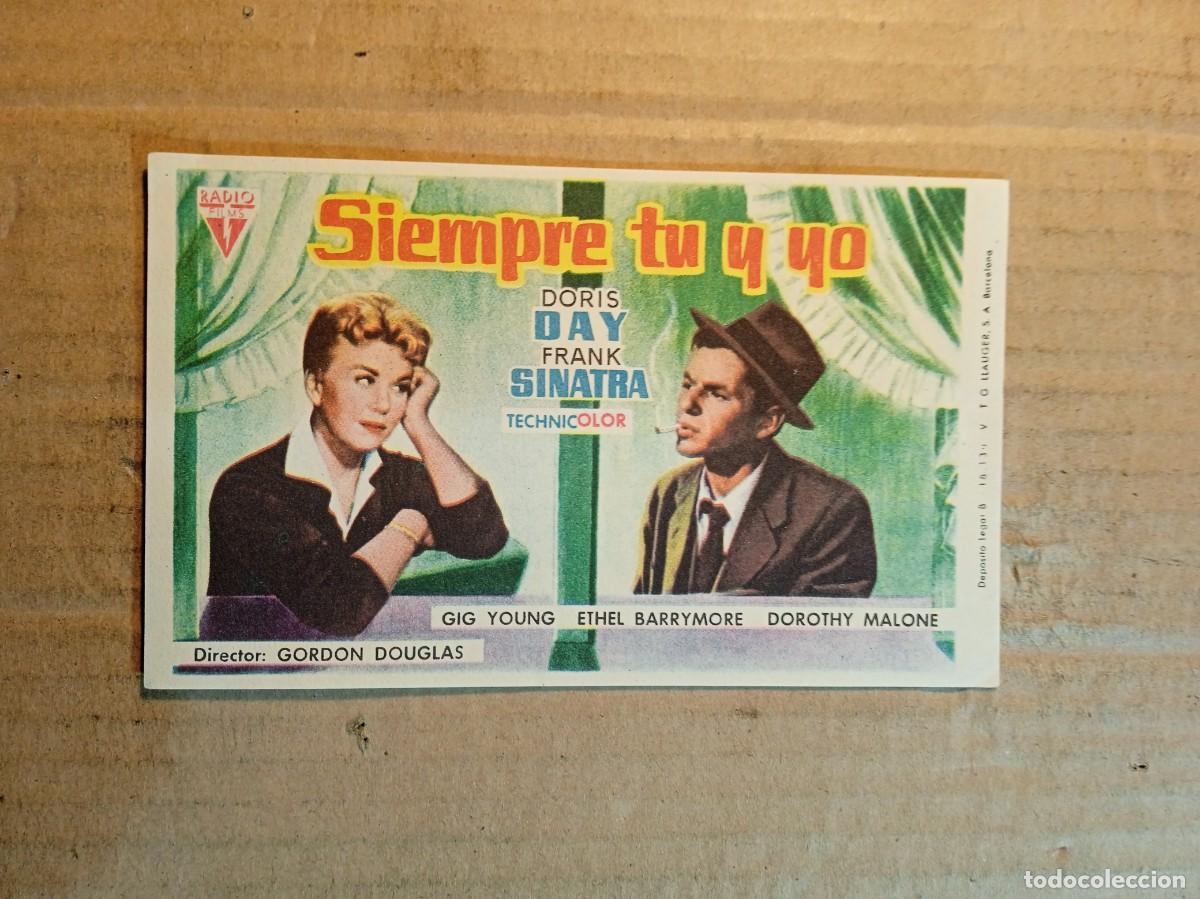 Cine: FOLLETO DE MANO CON PUBLICIDAD SIEMPRE TU Y YO