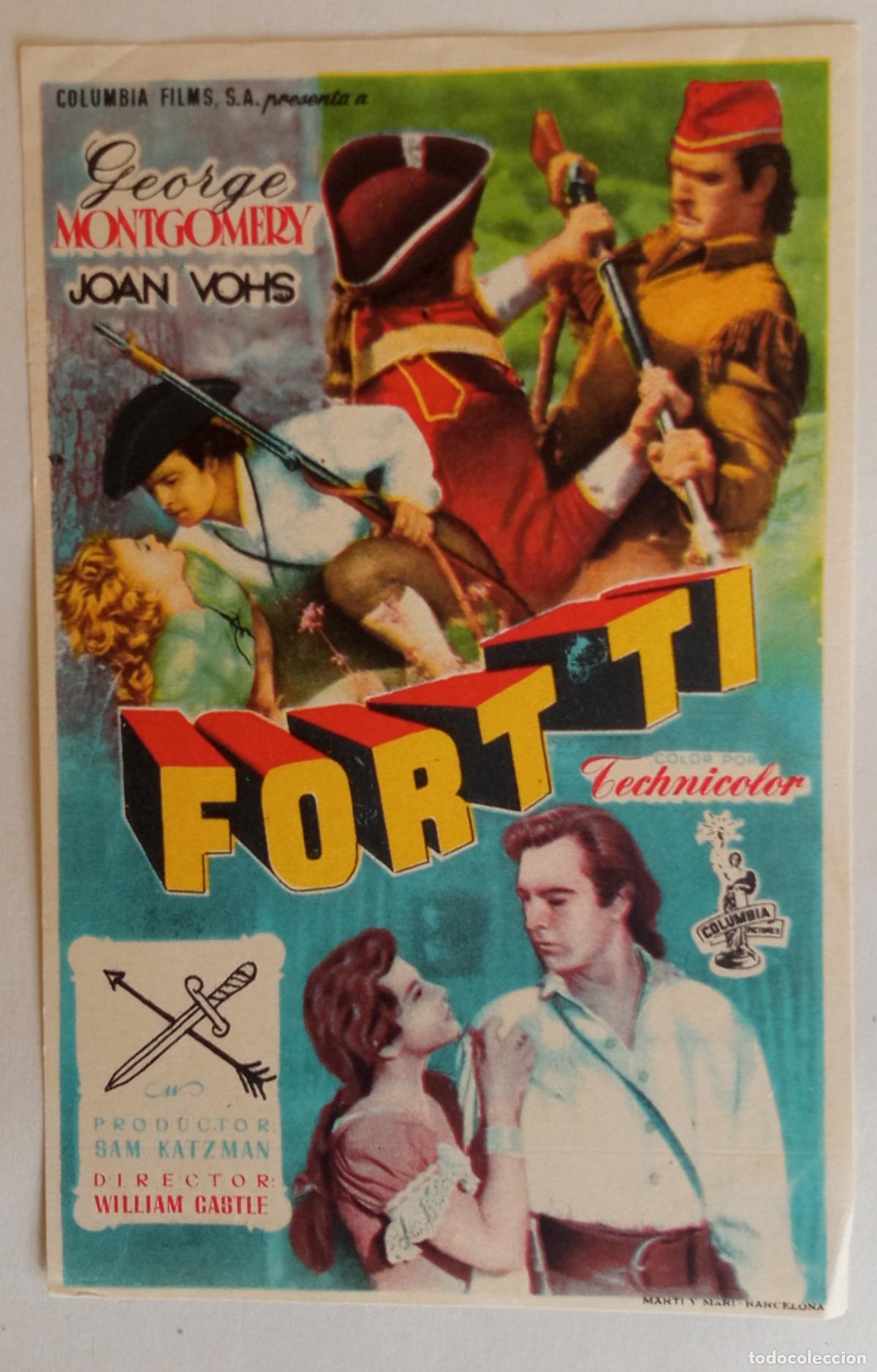 Cine: PROGRAMA DE CINE. GEORGE MONTGOMERY. FORT TI
