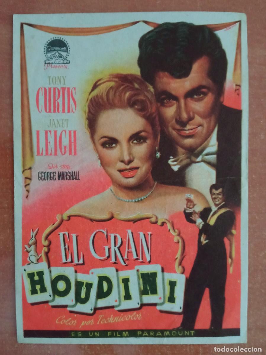 Cine: EL GRAN HOUDINI, TONY CURTIS, CENTRE CATOLIC, BALENY&Aacute;, BARCELONA