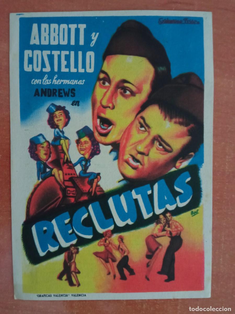 Cine: RECLUTAS, ABBOTT Y COSTELLO, CINE CIRCULO, PUIGCERD&Aacute;, GIRONA