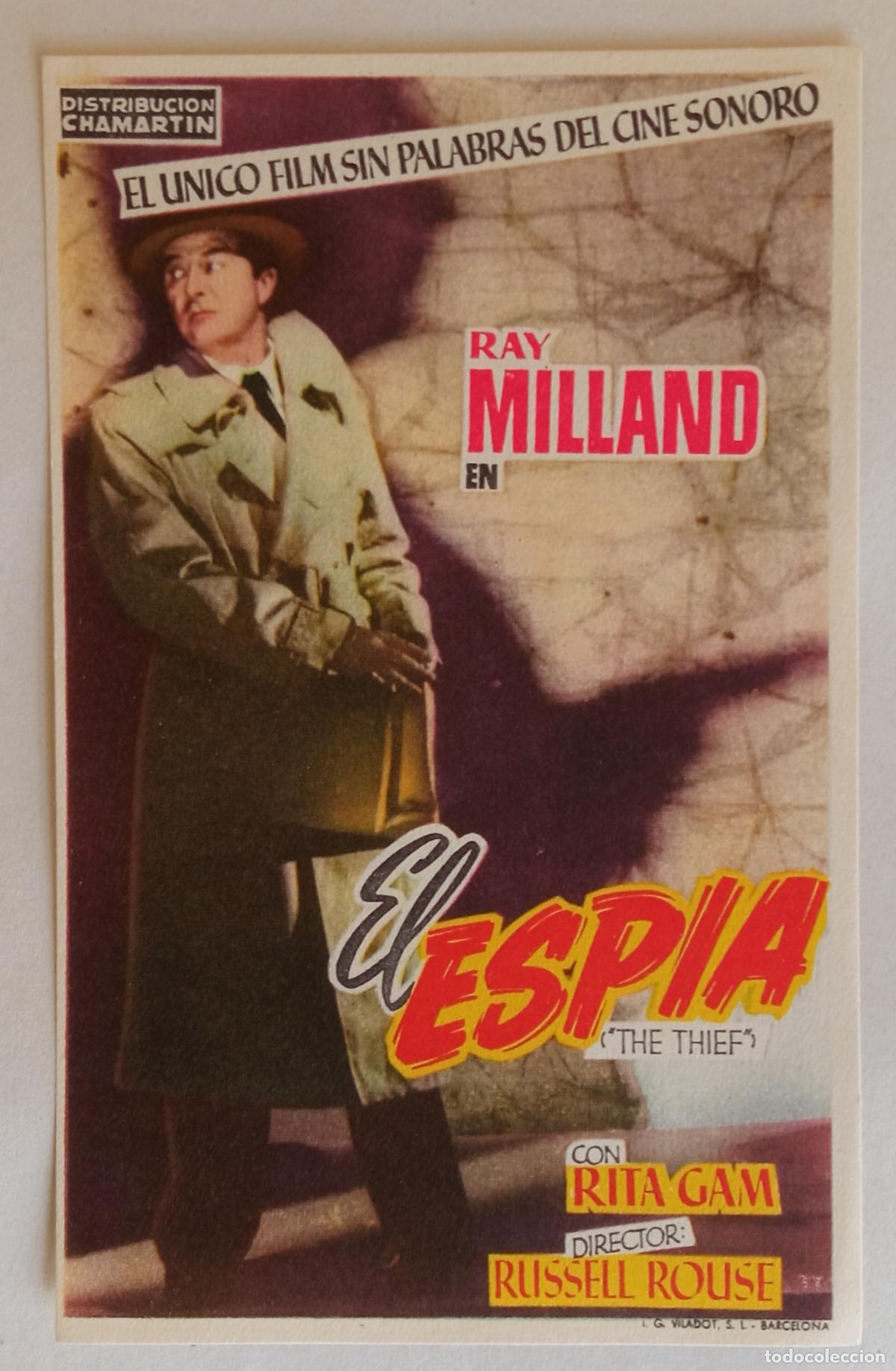 Cine: PROGRAMA DE CINE. RAY MILLAND. EL ESP&Iacute;A