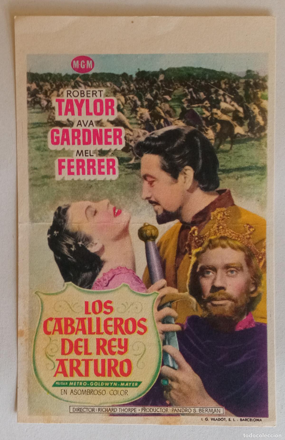 Cine: PROGRAMA DE CINE. ROBERT TAYLOR. AVA GARDNER. LOS CABALLEROS DEL REY ARTURO