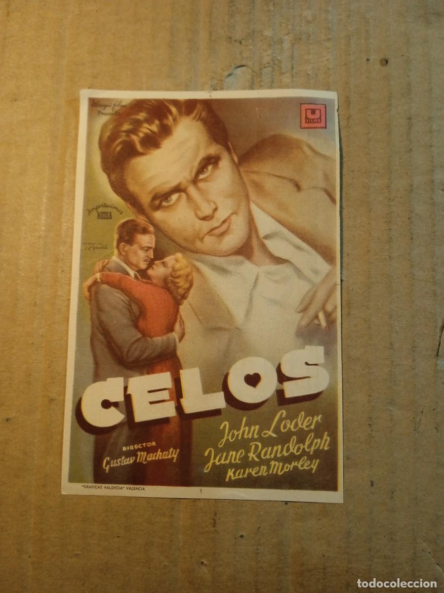 Cine: FOLLETO DE MANO CON PUBLICIDAD CELOS