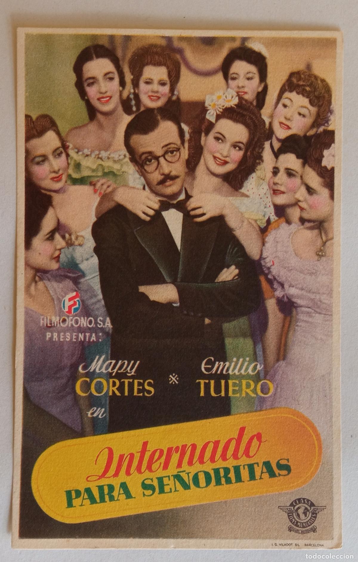 Cine: PROGRAMA DE CINE. MAPY CORT&Eacute;S. EMILIO TUERO. INTERNADO PARA SE&Ntilde;ORITAS
