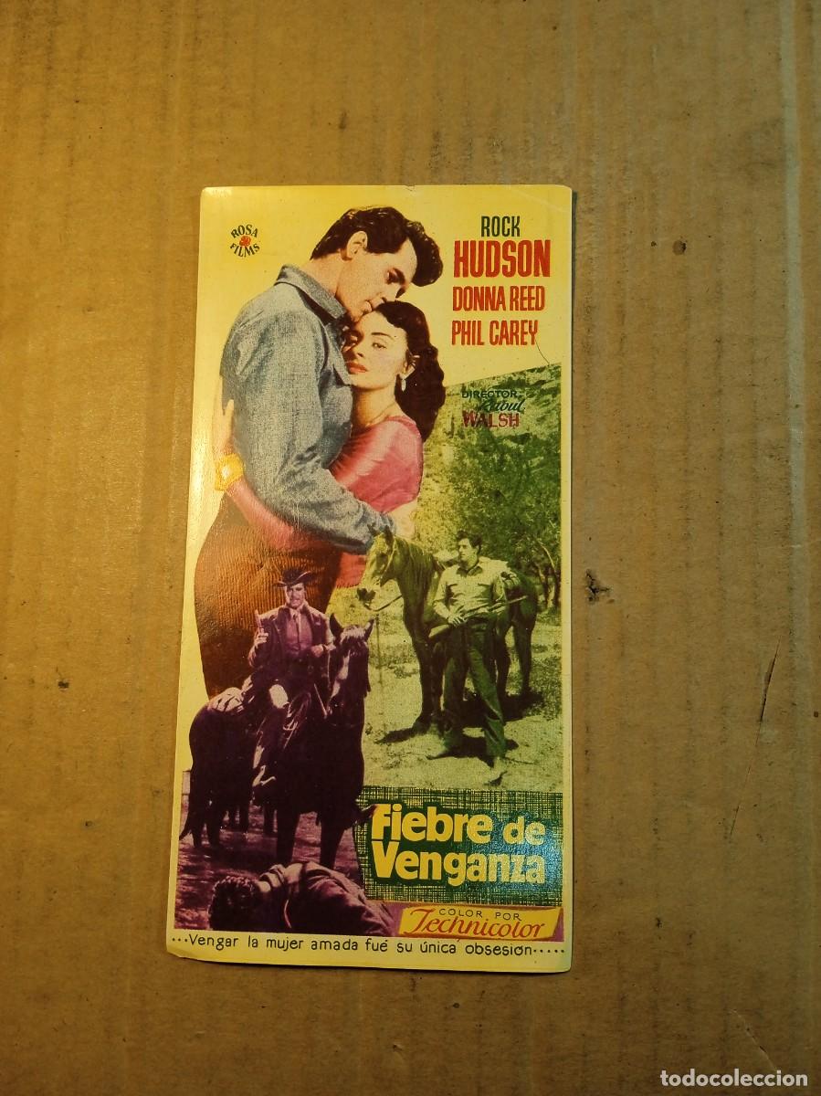 Cine: FOLLETO DE MANO CON PUBLICIDAD FIEBRE DE VENGANZA