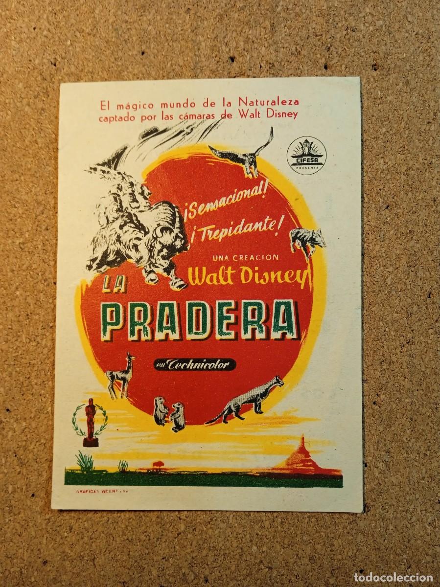 Cine: FOLLETO DE MANO CON PUBLICIDAD LA PREDERA