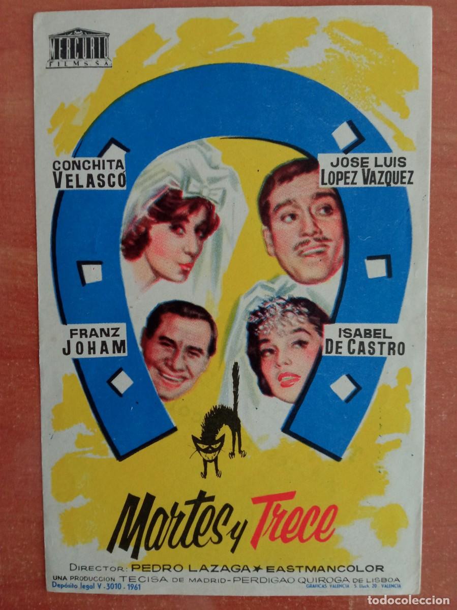 Cine: MARTES Y TRECE, CONCHITA VELASCO, JOSE LUIS LOPEZ VAZQUEZ, CINE LORETO