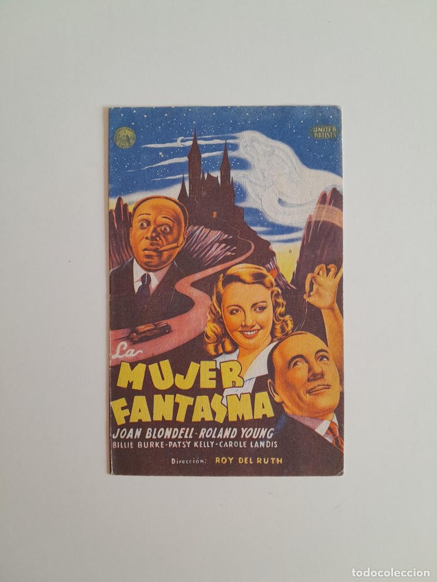 Cine: PROGRAMA DE CINE LA MUJER FANTASMA (CASINO NACIONAL SANT CUGAT DEL VALL&Egrave;S, 1945)