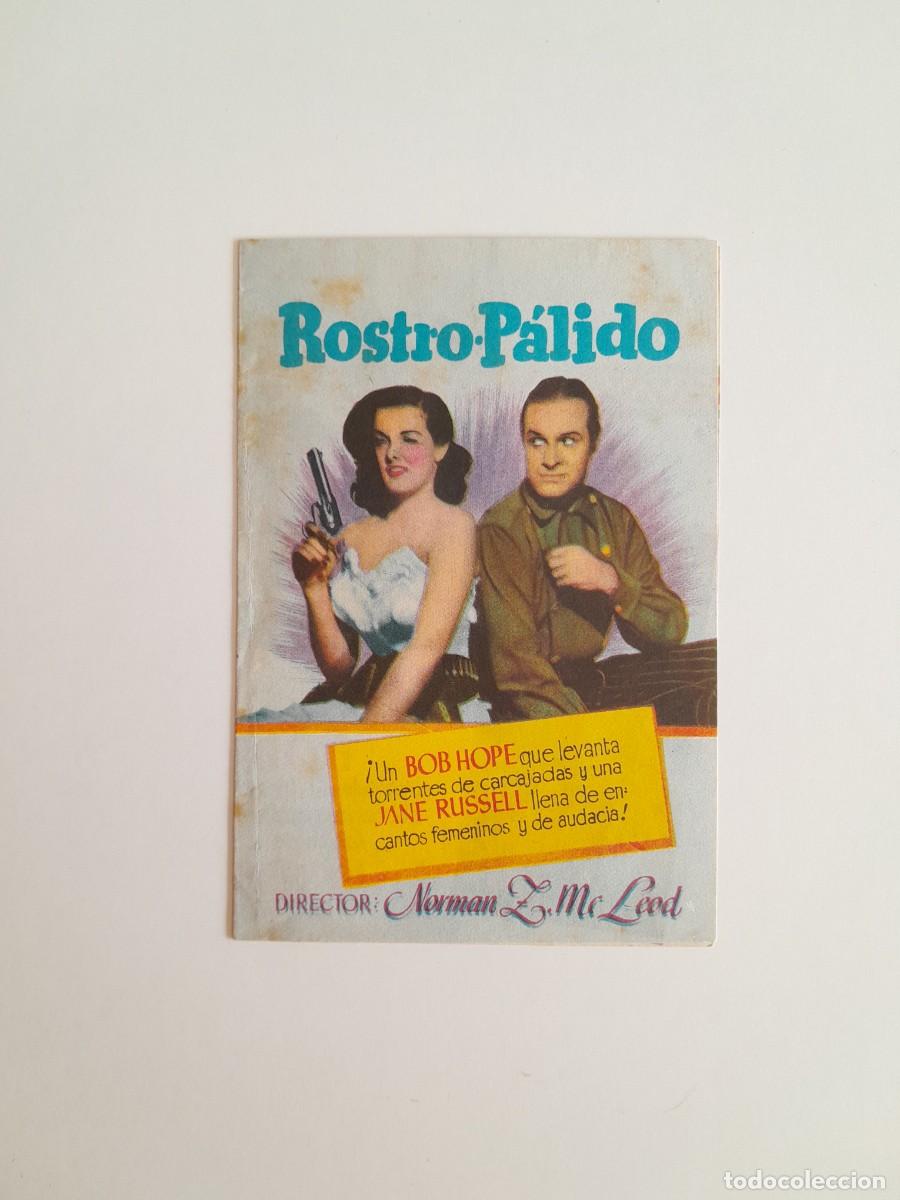 Cine: PROGRAMA DE CINE ROSTRO P&Aacute;LIDO (1948)