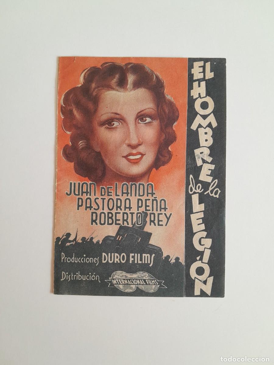 Cine: PROGRAMA DE CINE EL HOMBRE DE LA LEGI&Oacute;N (CINEMA VICTORIA, 1941)