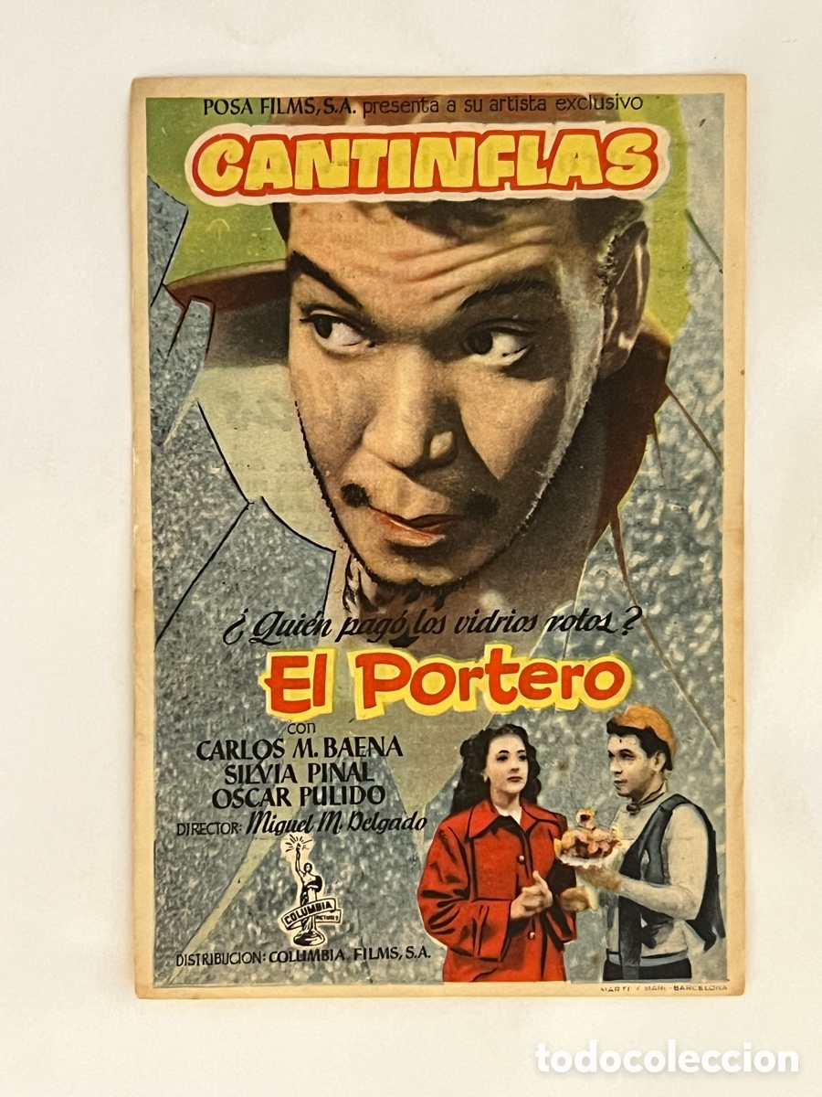 Cine: VILAFRANCA DEL PENEDES. Teatro Principal Cinema.. EL PORTERO.. Cantinflas.. (a.1951)