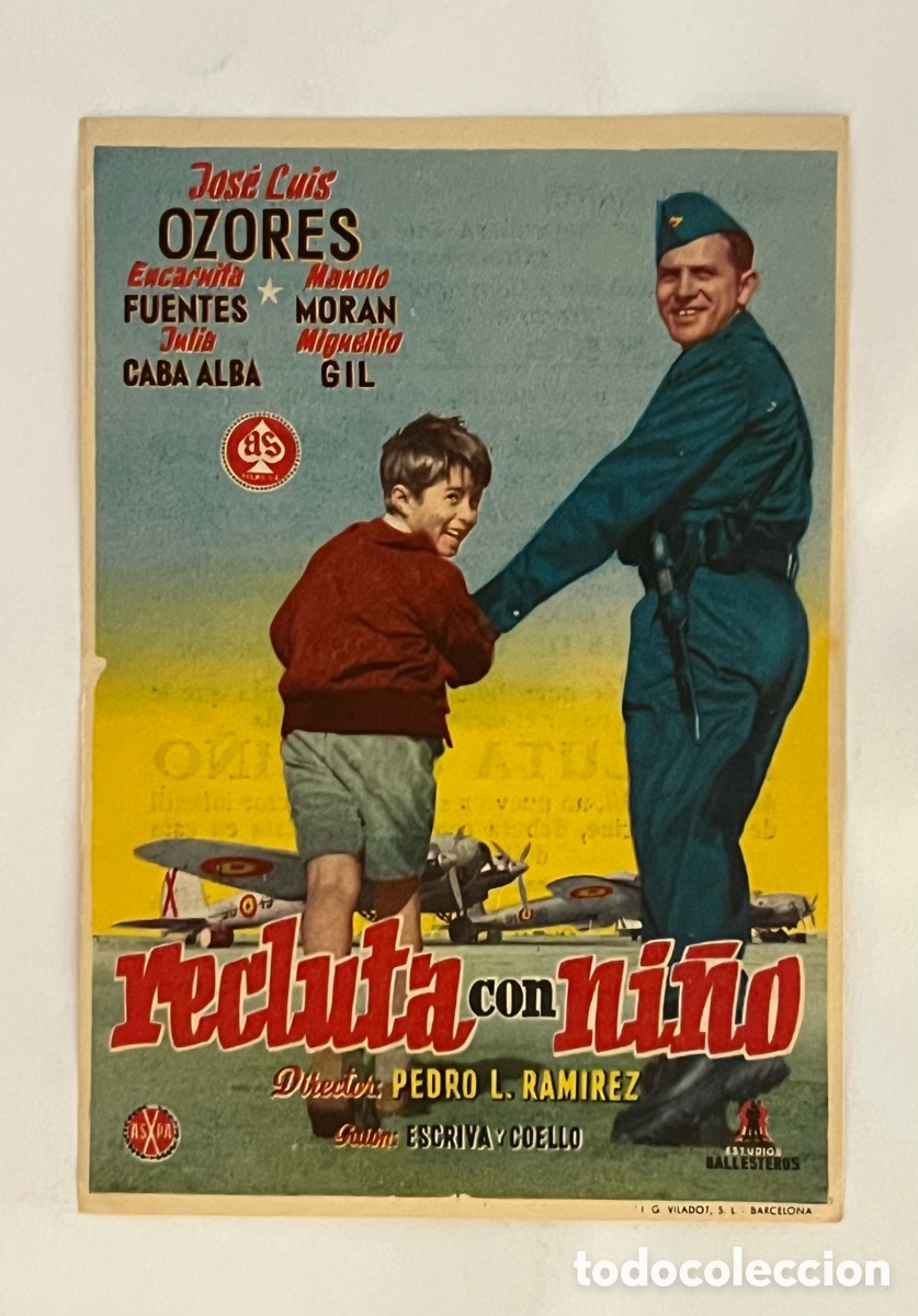 Cine: SAN BAUDILIO..? ATENEO FAMILIAR.. Programa RECLUTA con NI&Ntilde;O, con Jose Luis OZORES (a.1956)