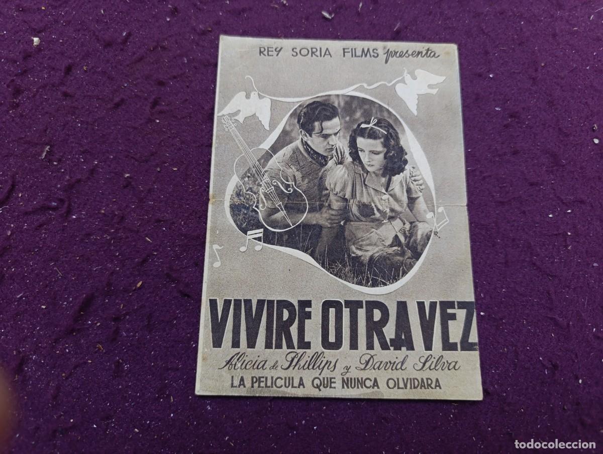 Cine: Folleto de Mano de Cine, Vivir&eacute; Otra Vez