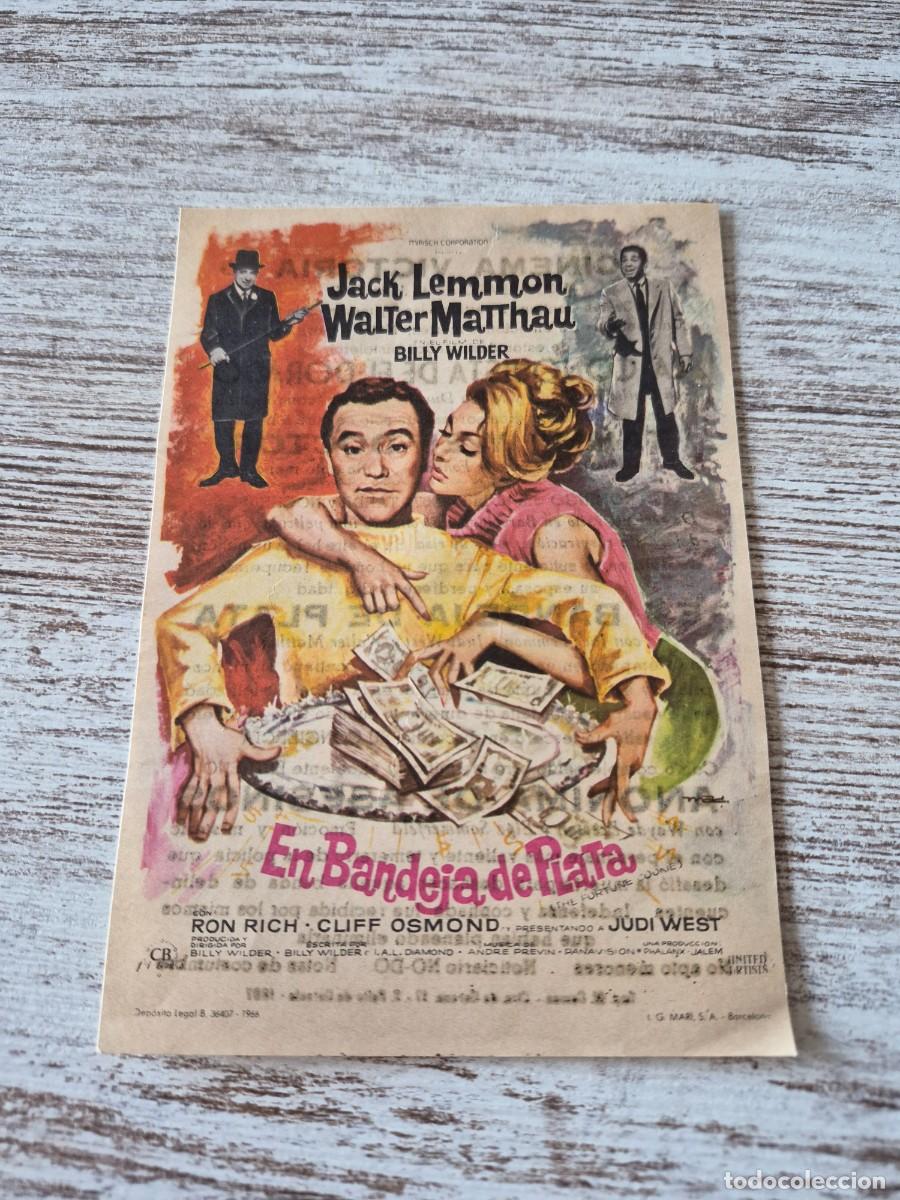 Cine: En bandeja de plata | Jack lemmon Walter matthau | Victoria | Programa cine folleto