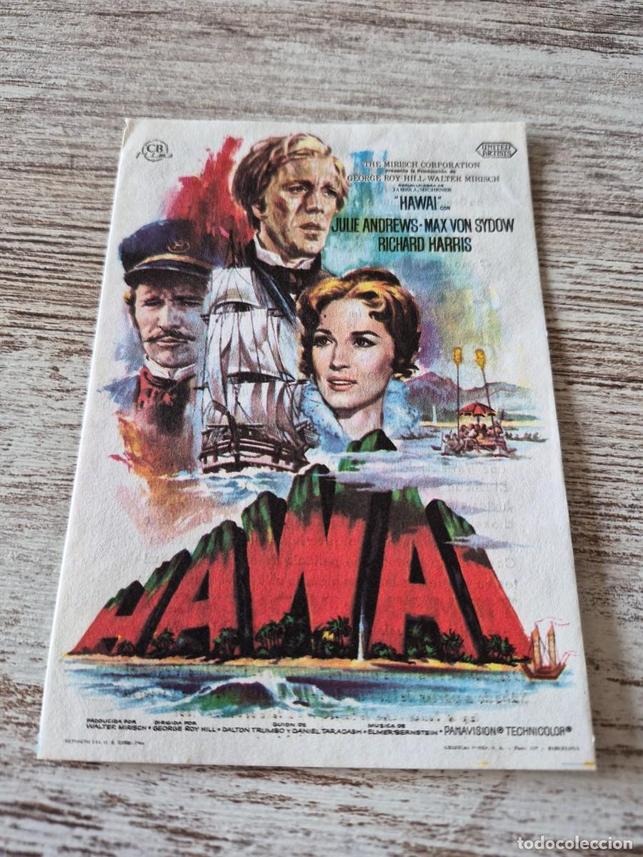 Cine: Hawai | Julie Andrews max von sydow Richard harris | Victoria | Programa cine folleto