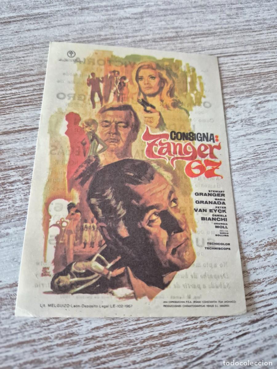 Cine: Consigna tanger 67 | Stewart granger maria granada | Victoria | Programa cine folleto