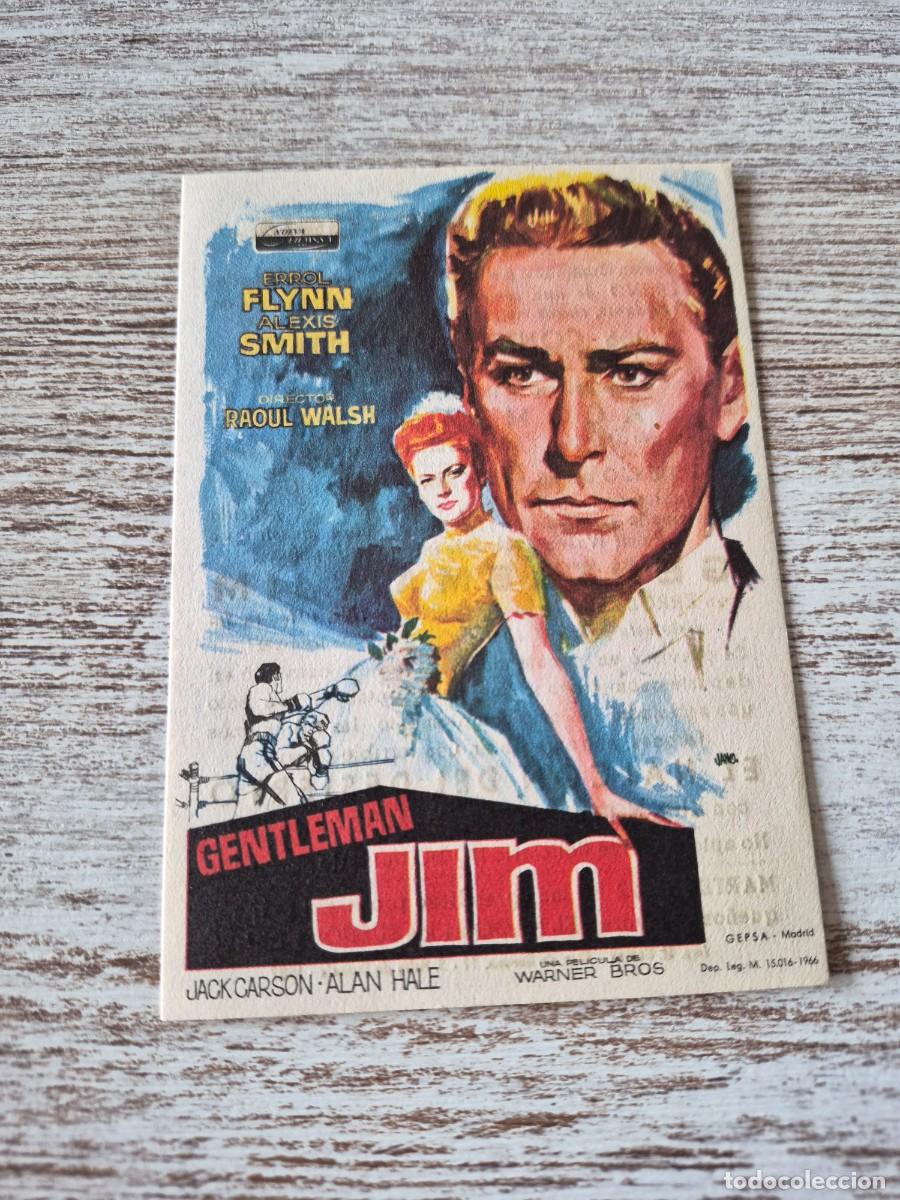 Cine: Gentleman Jim | Errol flynn alexis smith | Victoria | Programa cine folleto