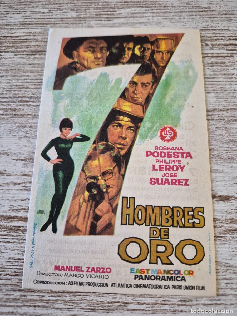 Cine: Hombres de oro | Rossana podesta philippe leroy | Victoria | Programa cine folleto