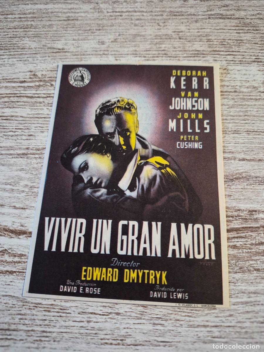 Cine: Vivir un gran amor | Deborah kerr van john mills | Apolo | Programa cine folleto
