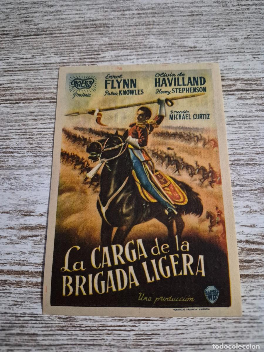 Cine: La carga de la brigada ligera | Errol flynn Olivia de havilland | Principal | Programa cine folleto