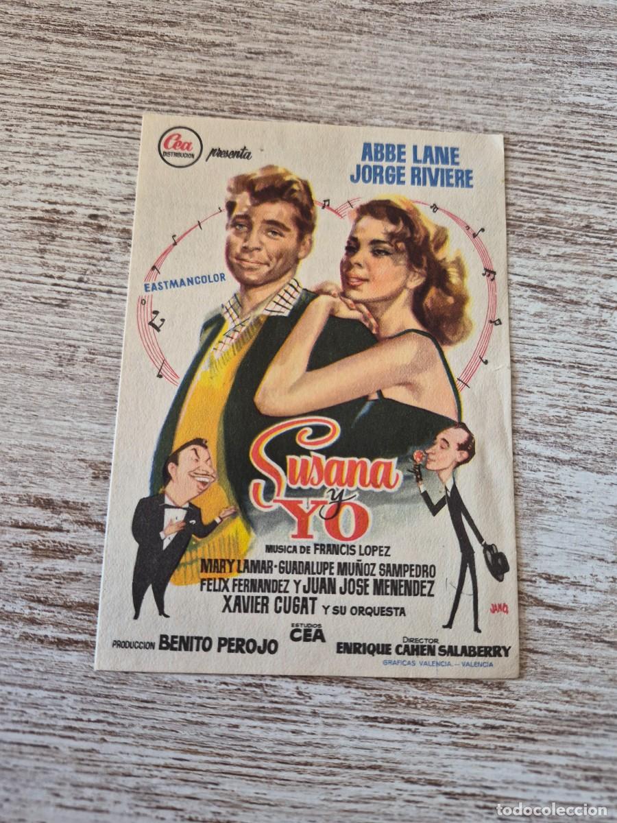 Cine: Susana y yo | Abbe lane Jorge riviere | Programa cine folleto