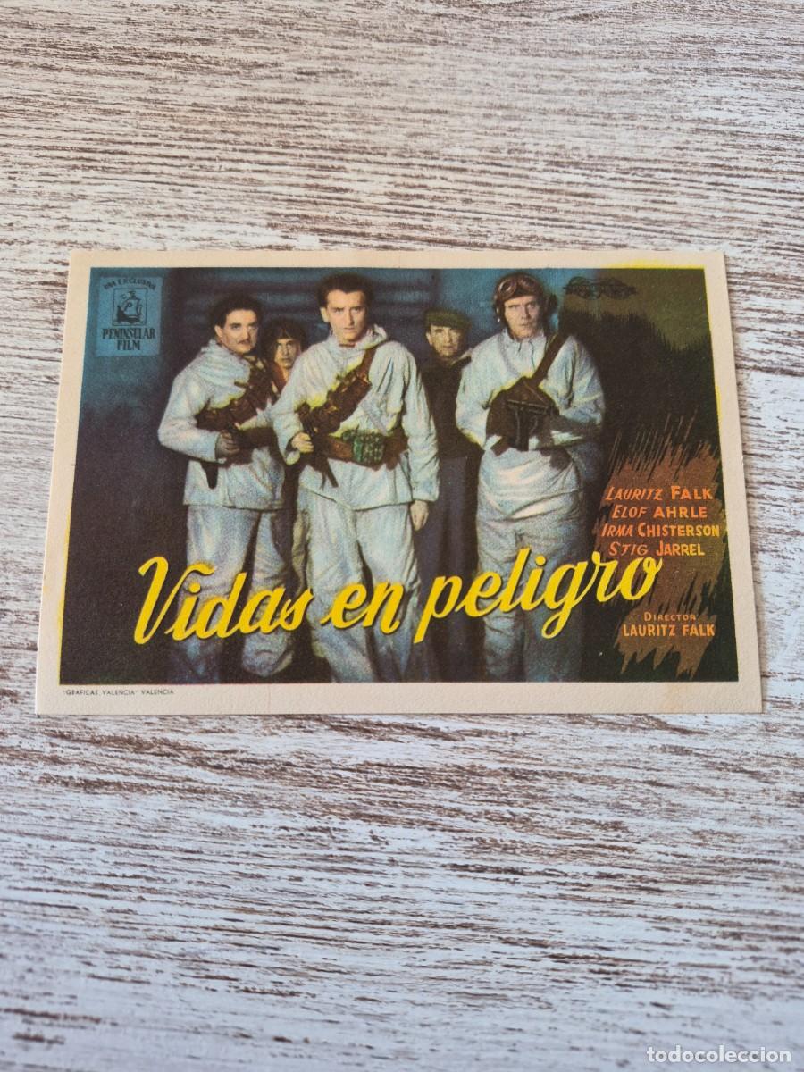 Cine: Vidas en peligro | Lauritz Falk Elof ahrle | Programa cine folleto