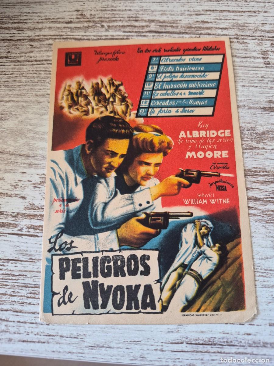 Cine: Los pelugros de Nyoka | Kay albridge William Witne| Programa cine folleto