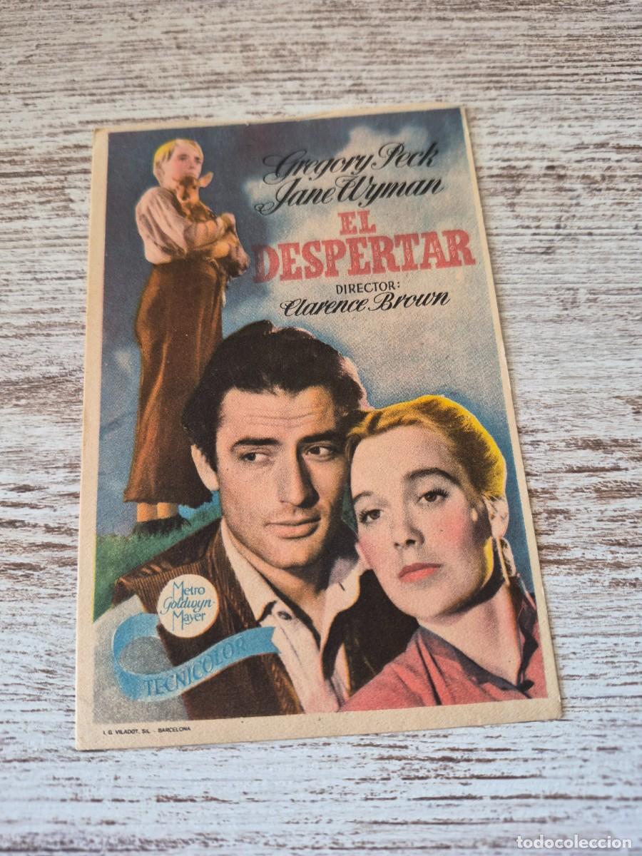 Cine: El Despertar | Gregory Peck Jane Wyman | Programa cine folleto