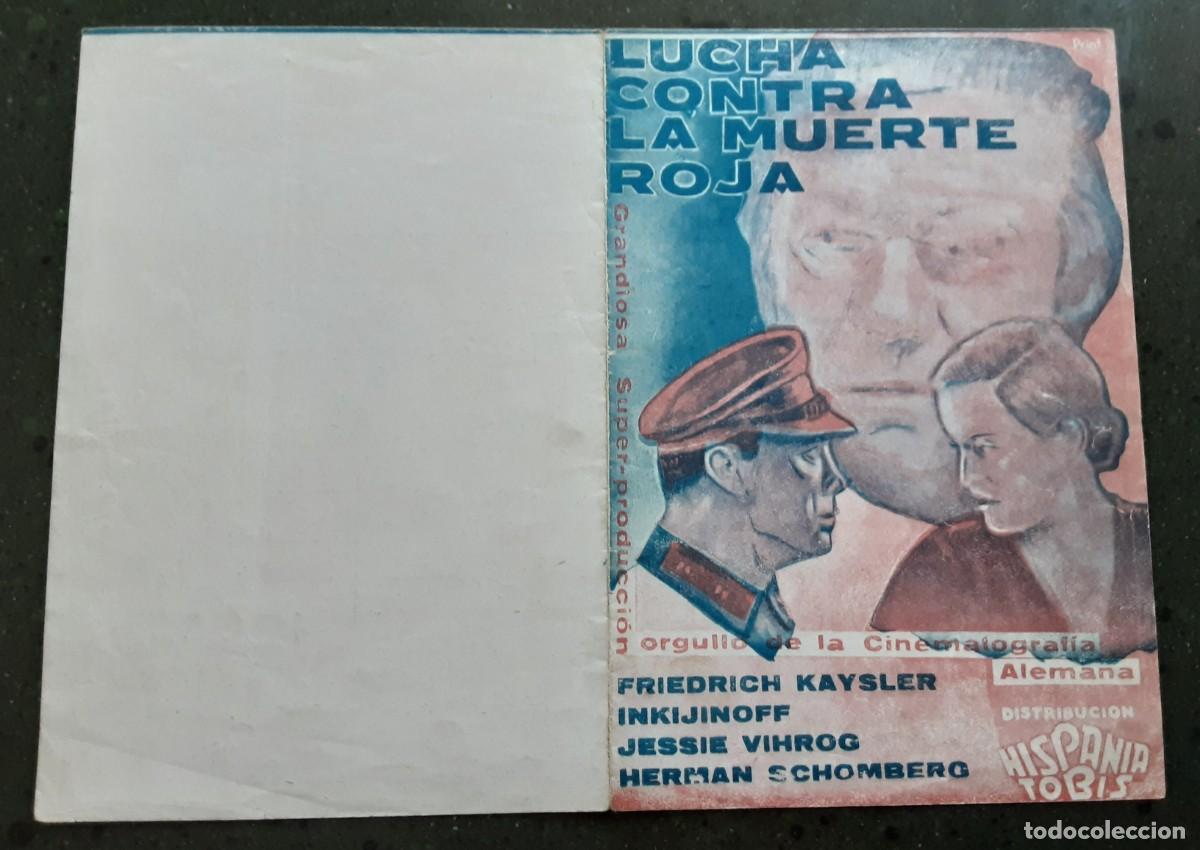 Cine: LUCHA CONTRA LA MUERTE ROJA, FRIEDRICH KAYSLER, INKIJINOFF, JESSIE VIHROG.