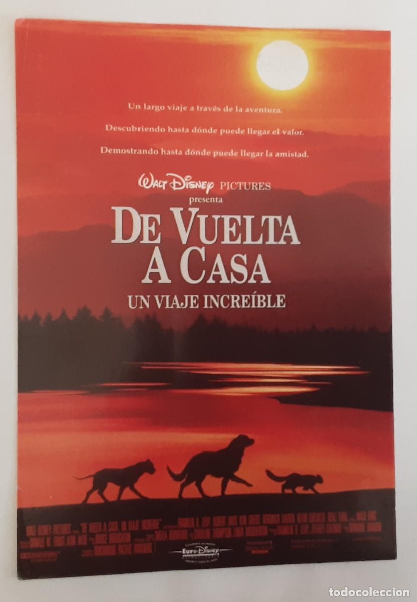 Cine: DE VUELTA A CASA ( UN VIAJE INCREIBLE),BENJ THALL, KEVIN CHEVALIA,WALT DISNEY.