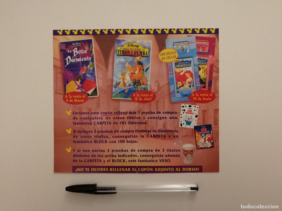 Cine: FOLLETO ORIGNAL - LA BELLA DURMIENTE - WALY DISNEY - ARIEL COLECCION PRINCESAS