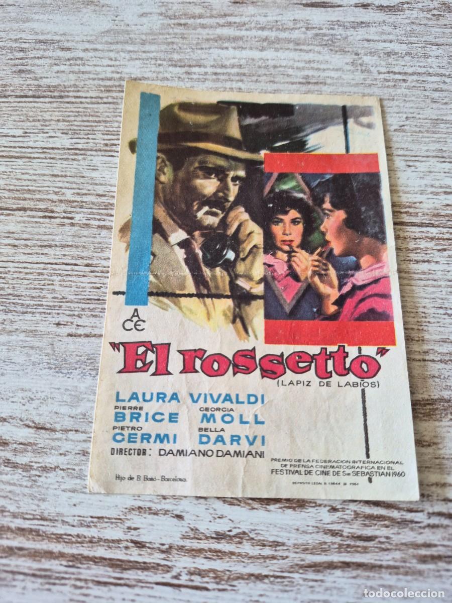 Cine: El rossetto | Laura vivaldi Brice moll | Programa cine folleto